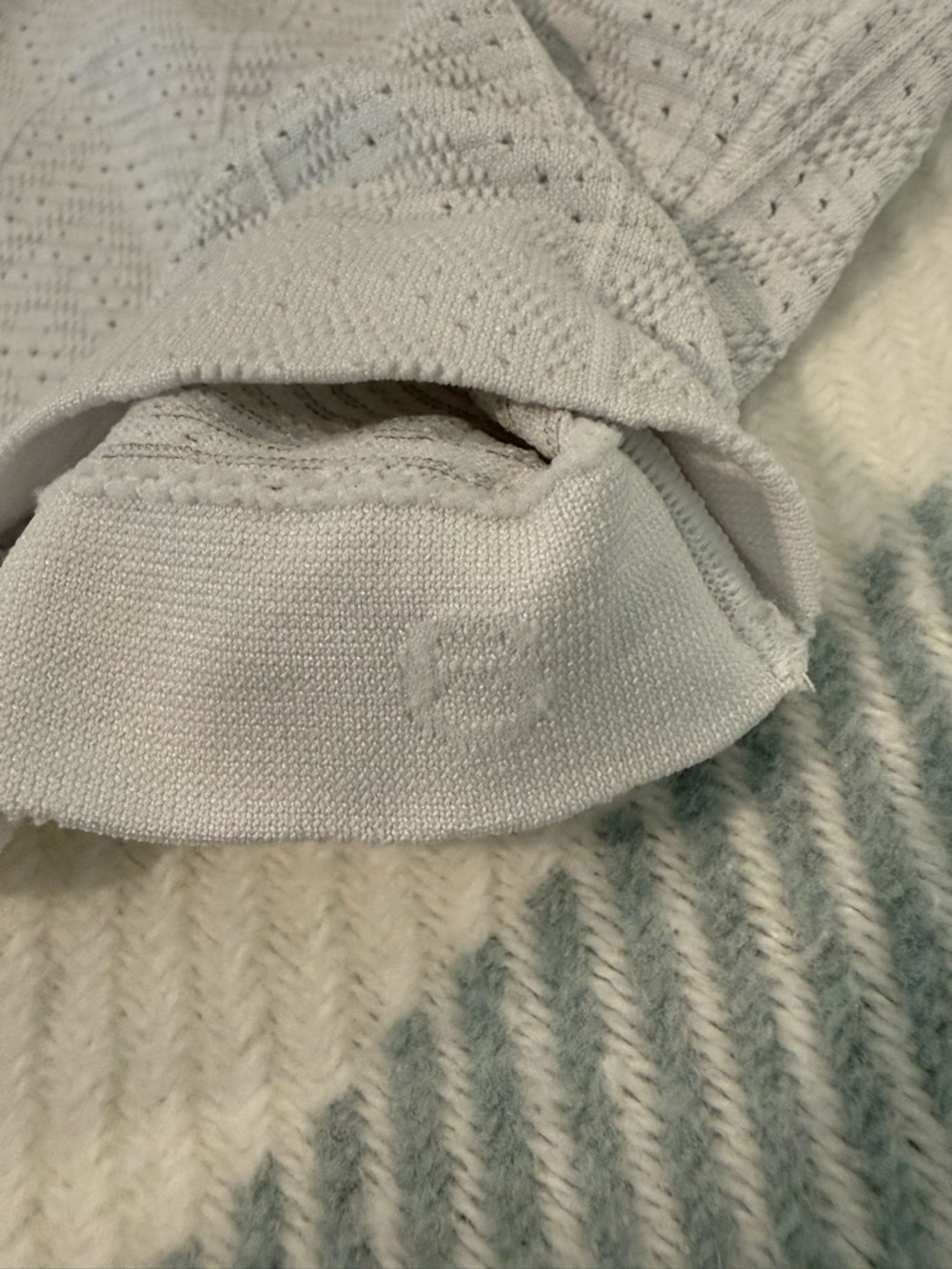 Lululemon Swiftly Pointelle Cropped Short-Sleeve Shirt - Picture 7 of 7